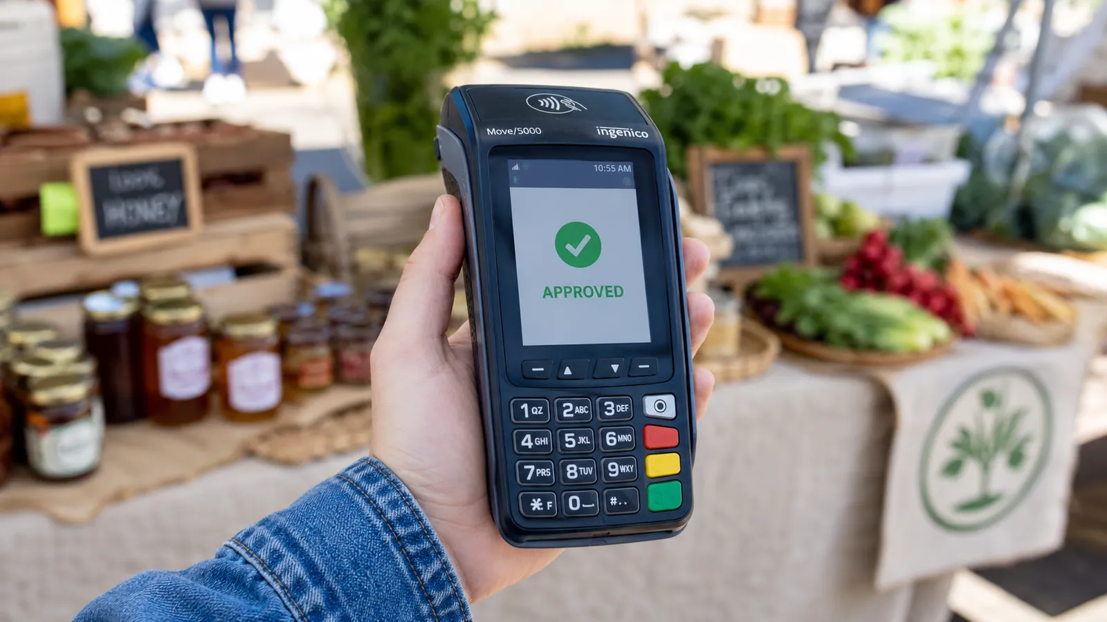 Ingenico Move 5000 wireless terminal for a mobile service business